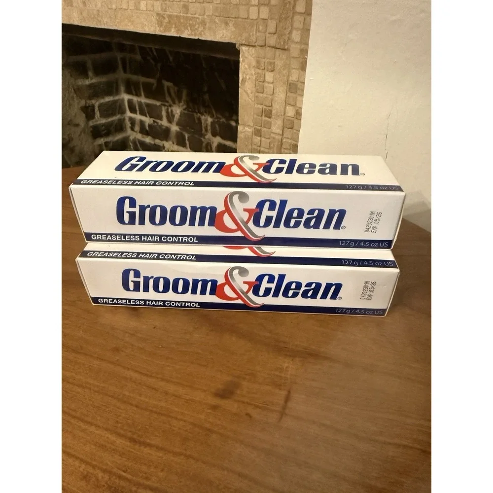 (2) Groom & Clean Greaseless Hair Control Gel 4.5 oz each‎ EXP 5/2026 New